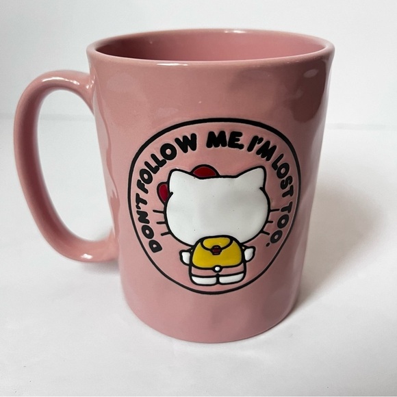 Hello Kitty Pink Cute Coffee Mug - Picture 2 of 6